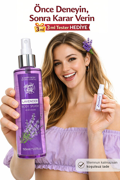 Happy Body Lavanta Vücut Spreyi 150 ml - Fresh Lavanta Body Mist
