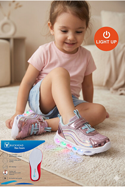 BUCKHEAD 4246 Trio Shiny Hologram Bebek & Çocuk Spor Ayakkabı