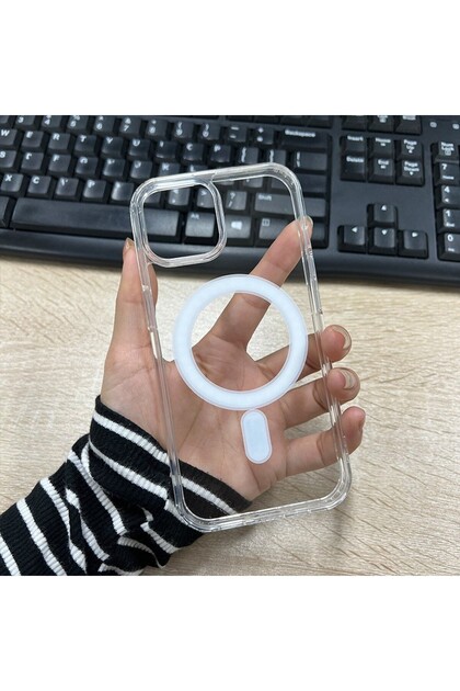 Iphone 15 Uyumlu (Kutulu) Şeffaf Silikon Kılıf, Esnek Dayanıklı Premium Seri