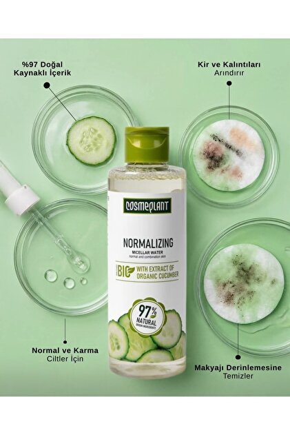 Cosmeplant Micellar Water+Temizleme Jeli+Nemlendirici Tonik 3 LÜ