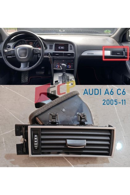 Audi A6 C6 Right Ventilation Grille - 4F0820902 D