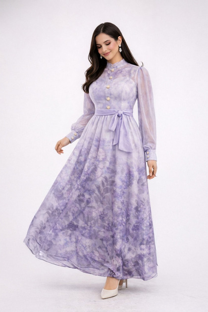 sachin and babi light blue dress Marbella Blue Gather Chiffon Dress  House of Fett