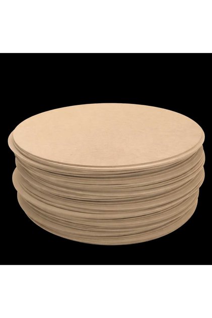 Supla Placemat (4 Pieces) 40 cm Diameter 5mm Raw Mdf
