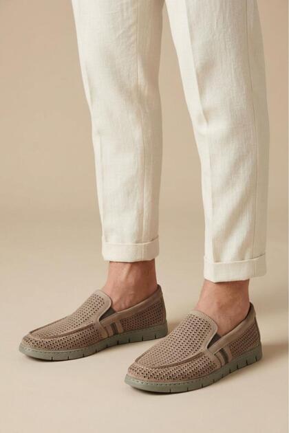 Ps-620 Men's Genuine Leather Orthopedic Summer Shoes