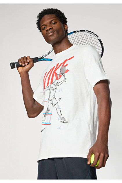 Nike Court Erkek Beyaz Tenis T-Shirt REDSPORT - Fiyatı, Yorumları