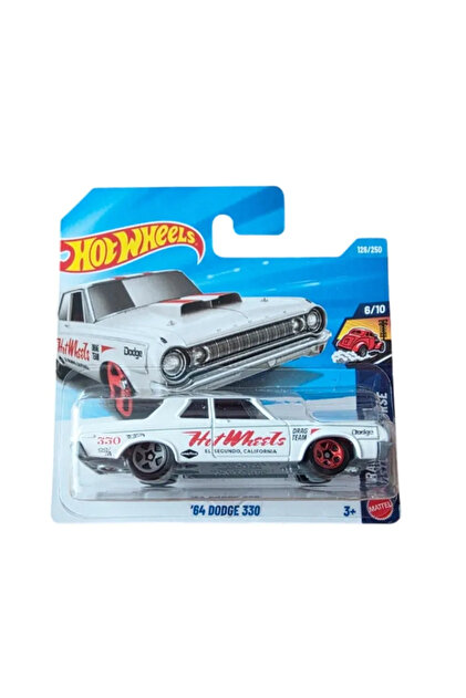 HOT WHEELS , '64 Dodge 330, white, 1:64 – model 2026- Trendyol