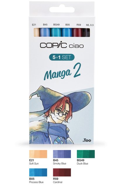 CIAO 5+1 SET MANGA 2, 6 PCS