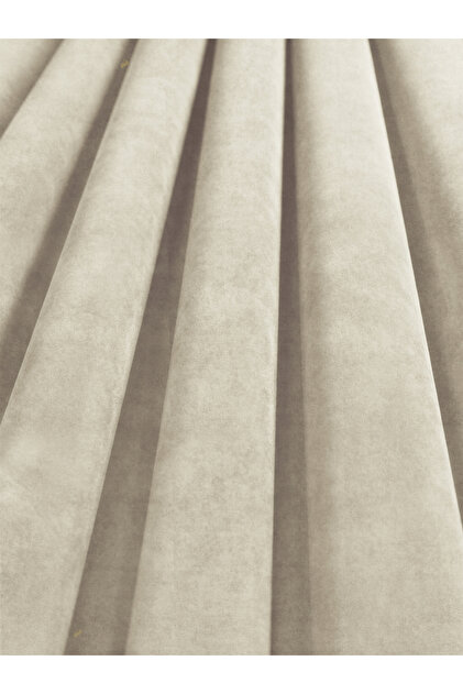 1/2 Dense Pleated Almond Paste Color Velvet Textured Background Curtain | Ironing Is Not Necessary. | Best Sellers