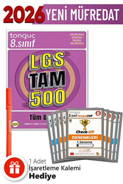 岡本様　まとめ買い Tonguç Yayınları 8. Sınıf Lgs Tam 500 Soru Bankası +LGS Süreç