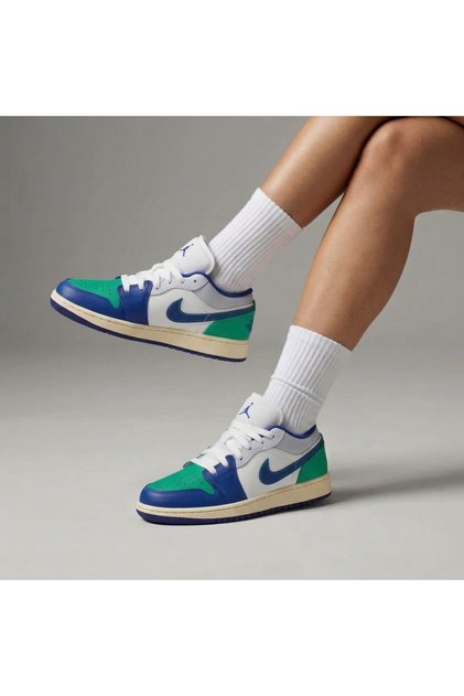 Nike Air Jordan 1 Low Mavi Günlük Sneaker Sportie - Fiyatı