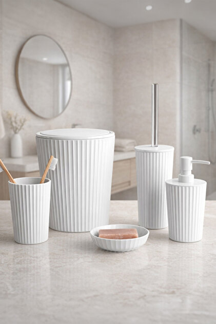 Ridge Banyo Seti - Beyaz
