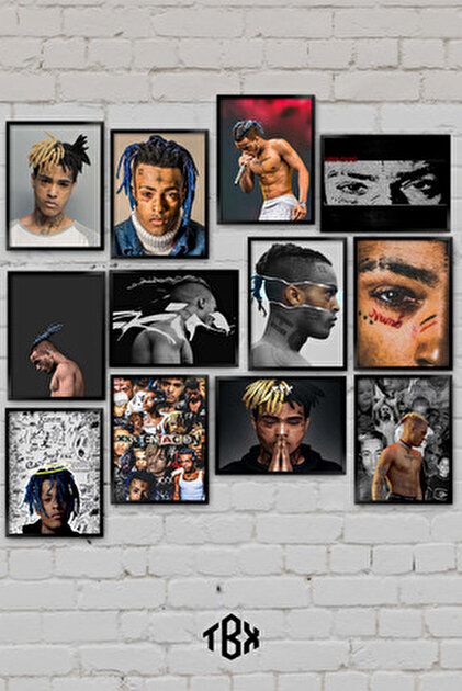 House Gorgeous Xxxtentacion 17 Albümü Çerçeveli Albüm Tasarımlı