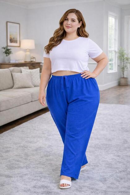 Pantaloni de damă Bürümcük – Material ușor – Croială confortabilă – Battal – Bormal