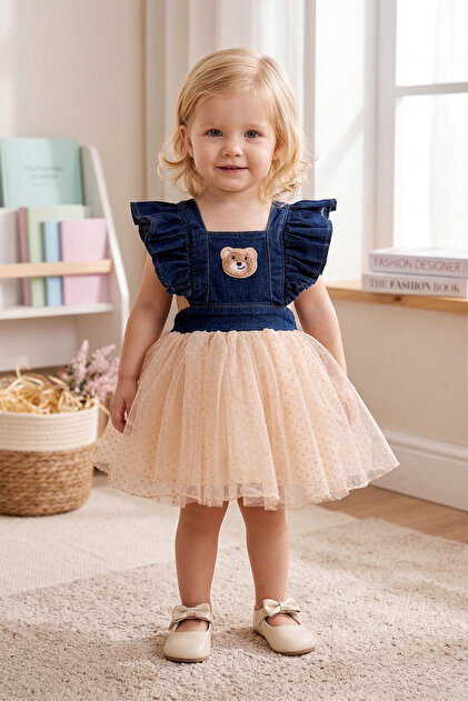 denim strap dress Ashley Lauren 4659 Corset Denim Spaghetti Strap Cocktail Dress Crystal Beading Formal 10 / Denim