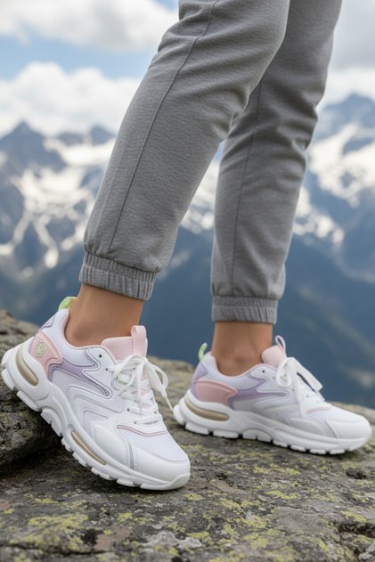 Nl-9798 White Women's Comfort Casual Sneaker Shoes