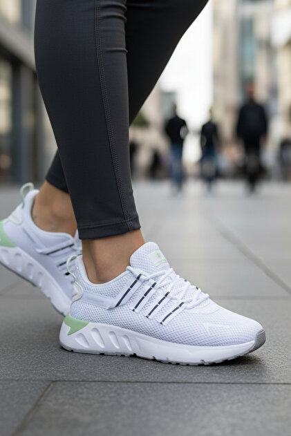 Sw-4036 White Women's Comfort Casual Sneaker Shoes