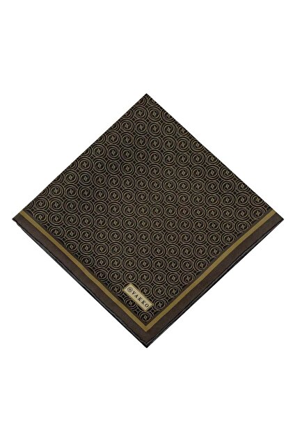 Twill İpek Eşarp - Yeni Monogram - Kahve Gold