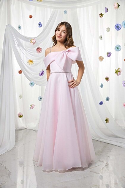 dresses for 15 year olds formal Kanilla Evening Dress 10-15 Years Old Powder- Trendyol dress for 15 year girl