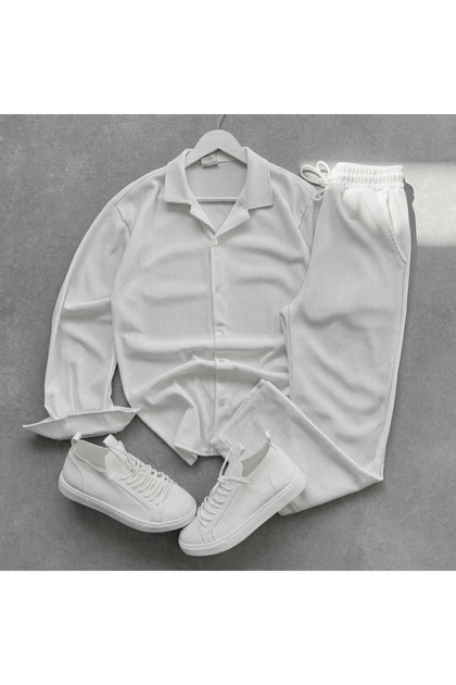 Ottoman Shirt and Pants Set Regular 2-Piece Combination
