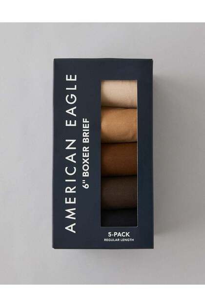 AEO Men's 6" Classic Boxer Brief 5-Pack