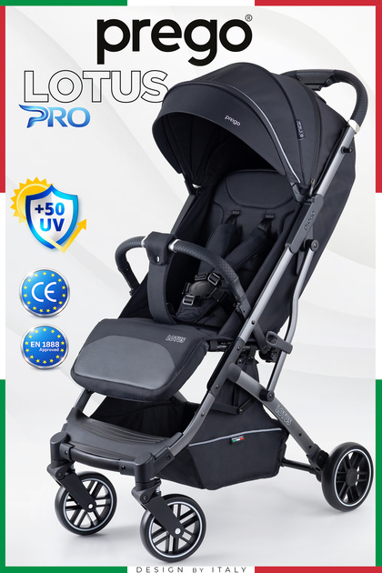 Lotus Pro Kabin Boy Bebek Arabası - Tek Elle Katlanır -Hafif -UV Tenteli - Full Aksesuarlı