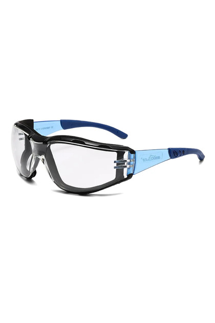 Blue goggles Anti Flying Dust Goggles Anti Motorcycle Splashing Dust Wind and Sand Protection Goggle