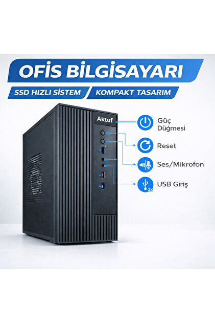 Zeiron Office M110 I5 3470 8gb Ram 256gb Ssd Masaüstü Bilgisayarı
