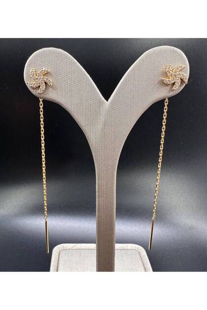 Cercei placat cu aur 14 k