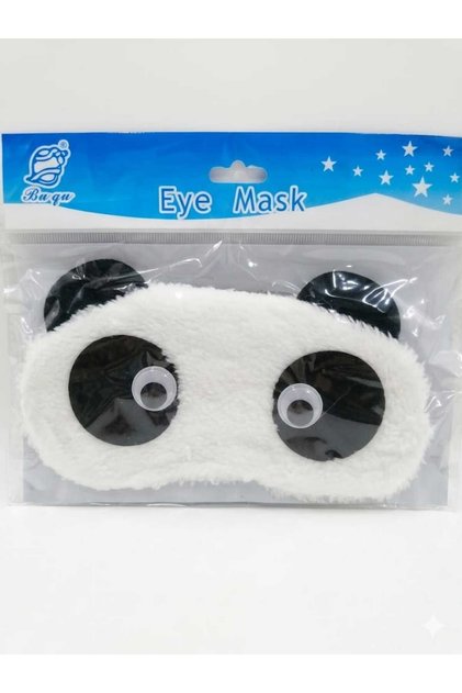 uyku bandı panda figürlü oynar göz
