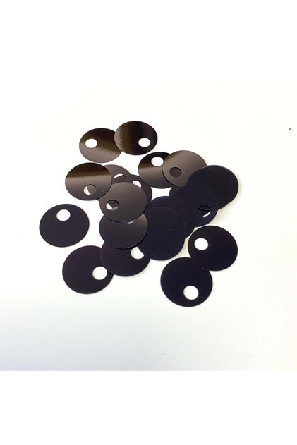 Pul Payet 15 MM 161 No Siyah +/- 300 Adet - 10 Gr