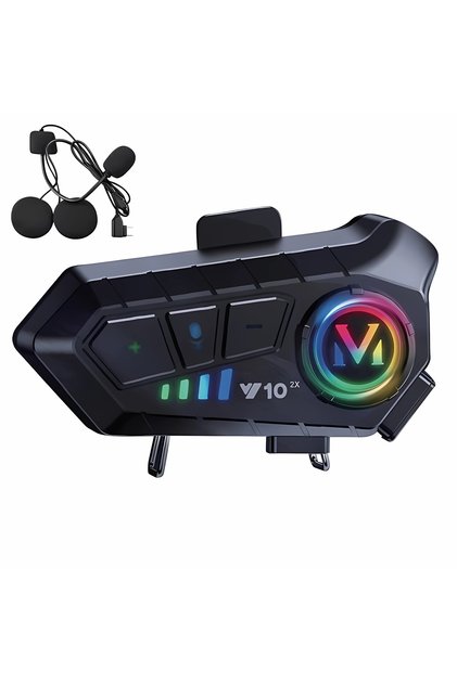Intercom Bluetooth pentru cască de motocicletă 5.3 – Conexiune dublă, IP66