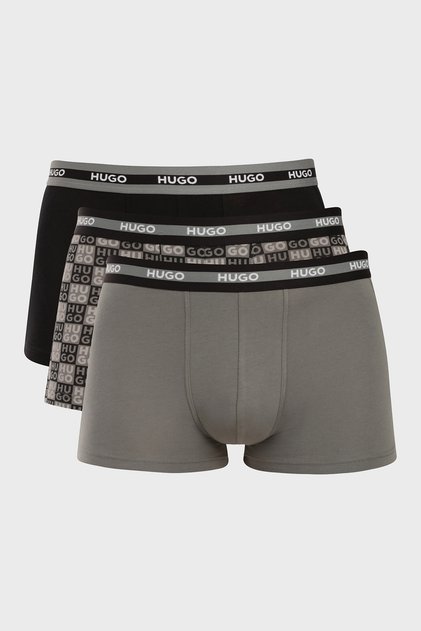 Pamuklu Logolu 3 Pack Boxer Erkek BOXER 50545668 996
