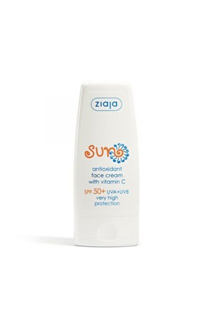 Cremă de față antioxidantă cu vitamina C, SPF 50, 50 ml, Sun