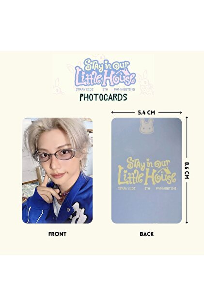 Kpop Dünyasi STRAY KIDS '' 6th Fanmeeting '' Photocards Set 1