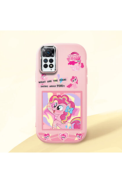 Redmi Note 11 Pro 4G/5G Compatible Shock-Absorbing Camera Protected Pink Silicone Case