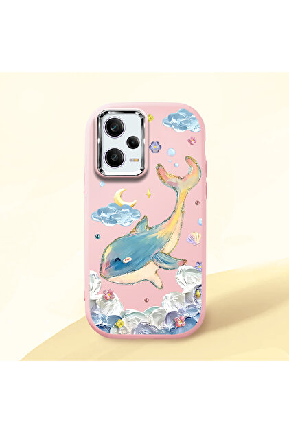Hontinga Redmi Note 12 Pro 5G Uyumlu Hello Kitty Desenli Kamera