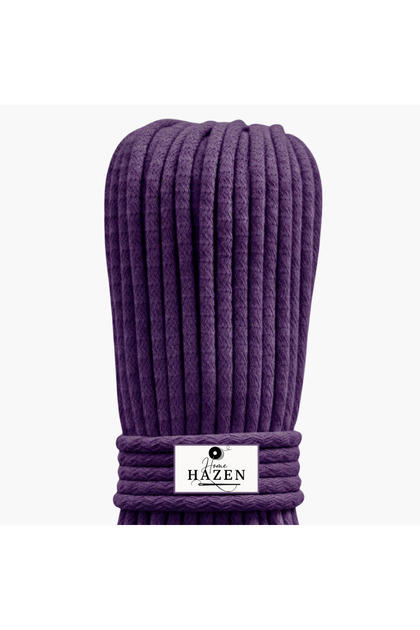 Cord Rope Cotton 4-5 mm 500 Gr 45-50 m Basket Bag Supla Rope - Purple