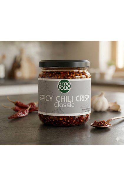 Zeytinyağlı Acı Biber Kıtırı 240g Spicy Chili Crisp | Noodle, Pilav, Mantı ve Et Yemekleri İçin