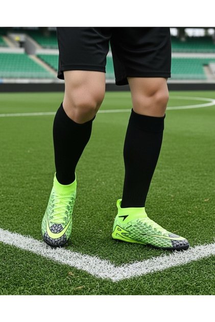 Pantofi de fotbal Astroturf pentru bărbați, confortabili, Twingo 400 Fans, verde, negru