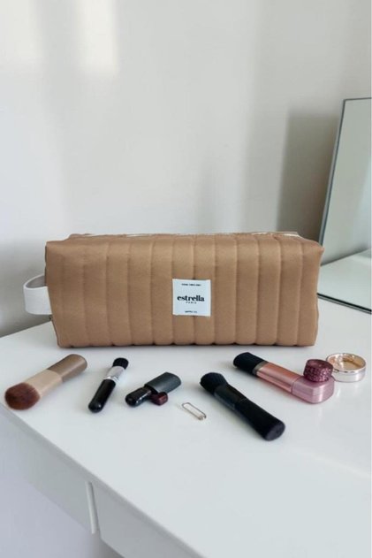 XL Size Bag Travel Case for Seul Dy-Son Airwrap and All Hair Stylers Camel