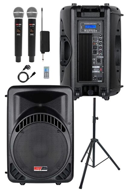 Lastvoice AMPLE-12SET 800W 12 inç Aktif Hoparlör ve Mikrofon Ses
