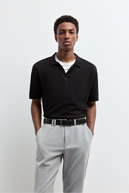 Basic polo yaka tişört