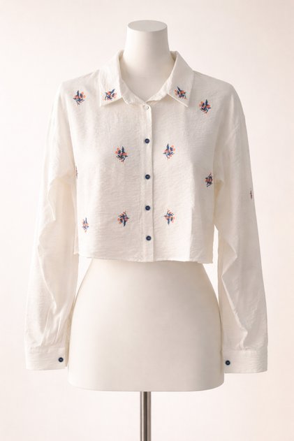 Women's Viscose Straight Cut Luxury Patterned Soft Shirt