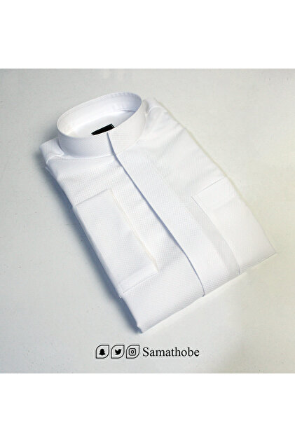 White Formal Men's Thobe, Size 60