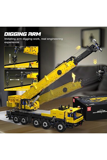 mouldking Mould King 17073 LTM 1110 Yellow Model Araç Yapı Seti