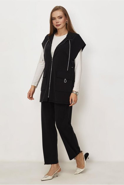 Yelekli̇ Track Suit Set 46388