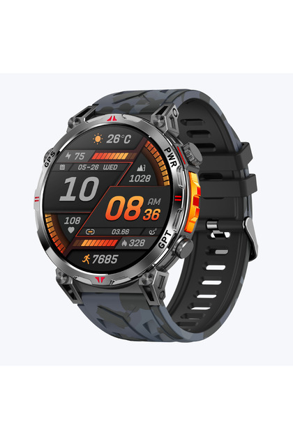 ® Centurion Ανδρικό Smartwatch με ChatGPT, Οθόνη AMOLED και Ενσωματωμένο GPS