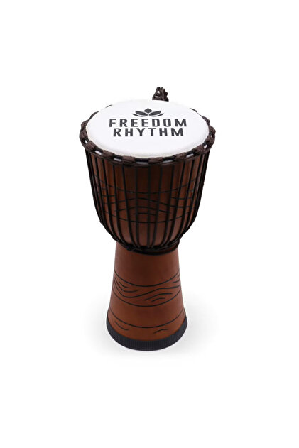 Tobă Djembe Pro Mare, Freedom Rhythm, ton înalt, 50x22cm, lemn jackfruit