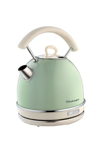 електрическа кана, Винтидж 2877, 1.7 л, 2000 W, Кремаво / Зелено