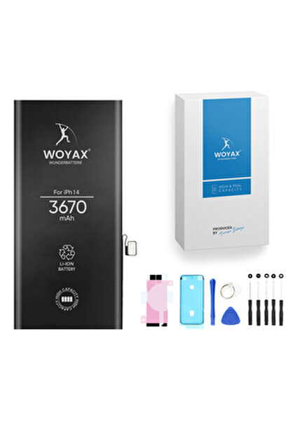 Woyax iPhone 14 Plus Batarya 4850 mAh Premium Yüksek Kapasite